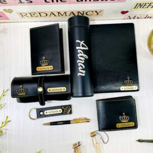 Valentines Day Combo for men’s Wallet/Pen/Keychain/Chasma cover/passportcover/Bottle/Dairy