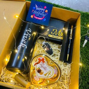 Valentines Day Combo for men’s Wallet/Pen/Keychain LED/Bottle/Chocolate