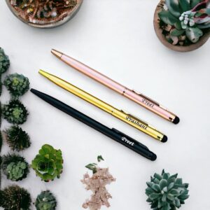 Custom Think pen | gold pen | Rose Pen | Black Pen | Pink Pen | Red Pen