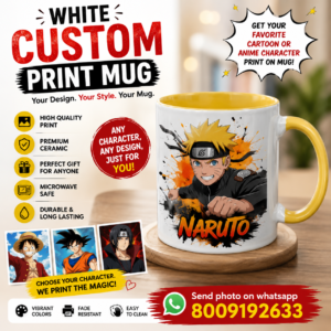 Anime Character Custom Print Mug | Personalized Anime Mug with Your Favorite Character | Custom Anime Coffee Mug